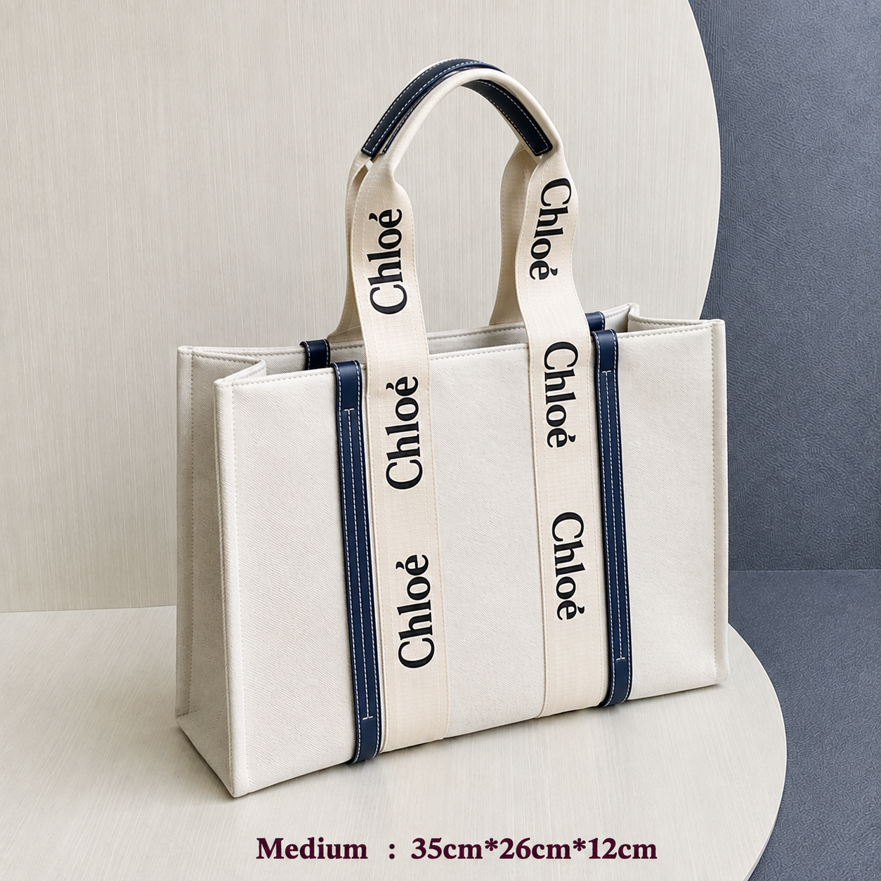 CHLOÉ Canvas Tote Bag 3 Sizes