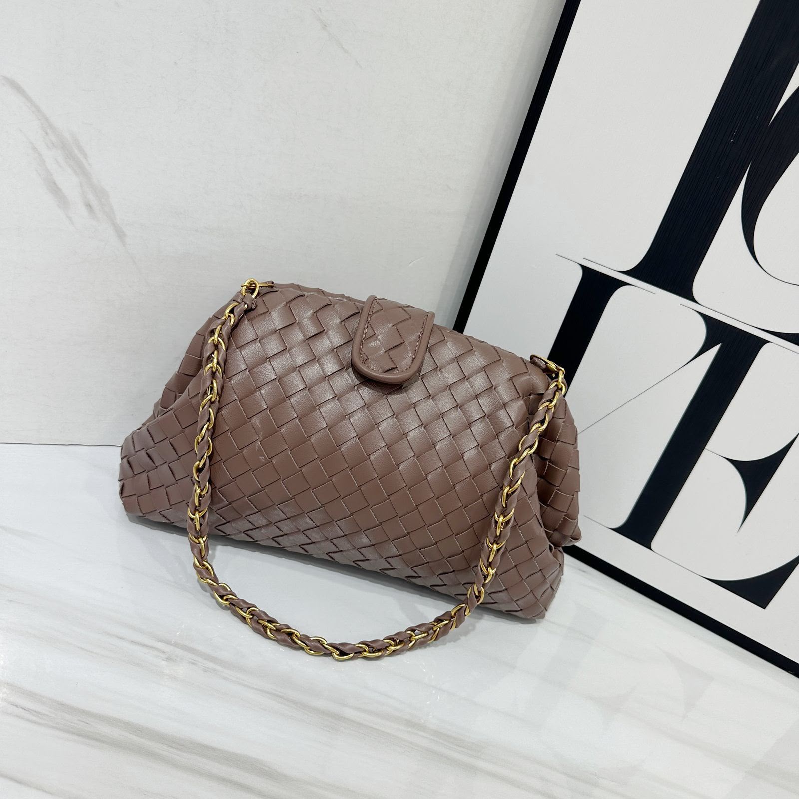 BOTTEGA VENETA Intrecciato Chain Bag — 30 cm | 7 Colors A+