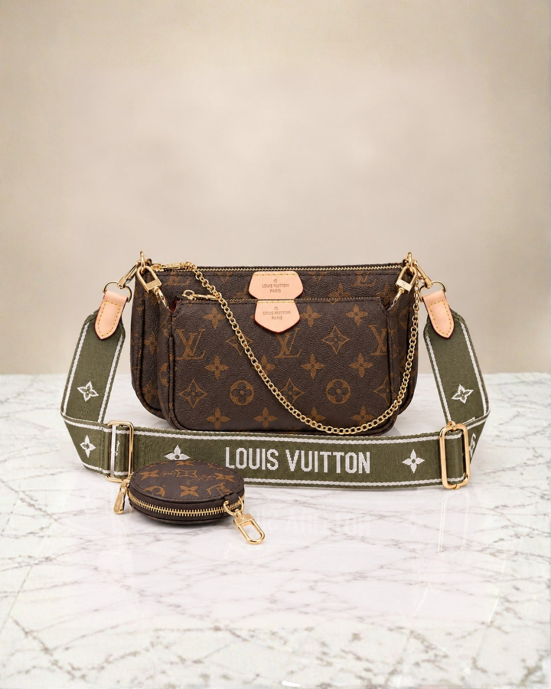 LV Multi Pouch Crossbody Bag 24cm
