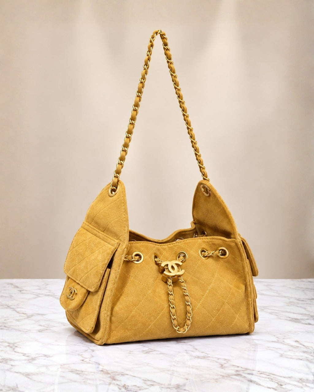 CHANEL 25 Mini Suede Bag