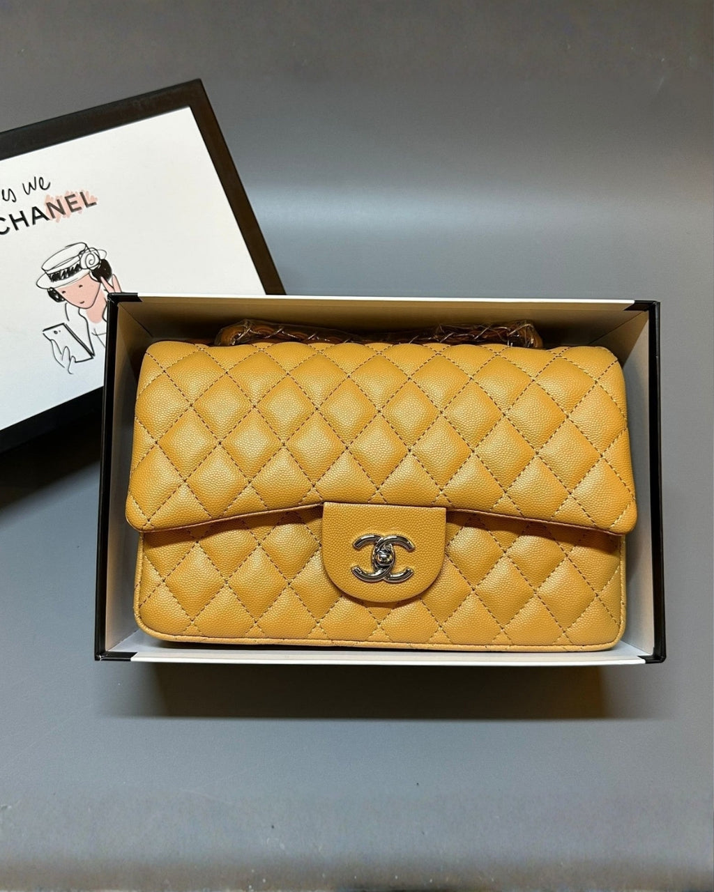 CHANEL Quilted Flap Shoulder Bag 26 cm