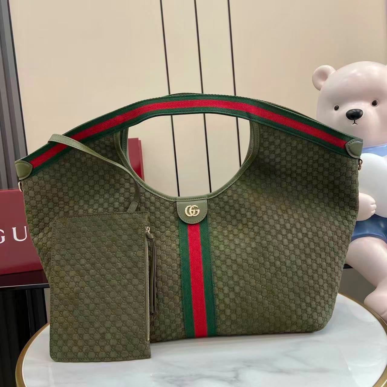 GUCCI Hobo Shoulder Bag — 50 cm | 4 Colors | Includes Pouch without Box A+