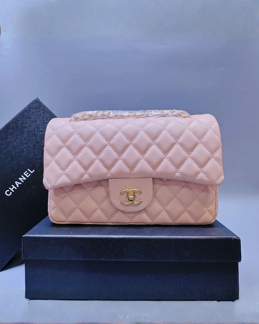 CHANEL Quilted Flap Shoulder Bag 26 cm