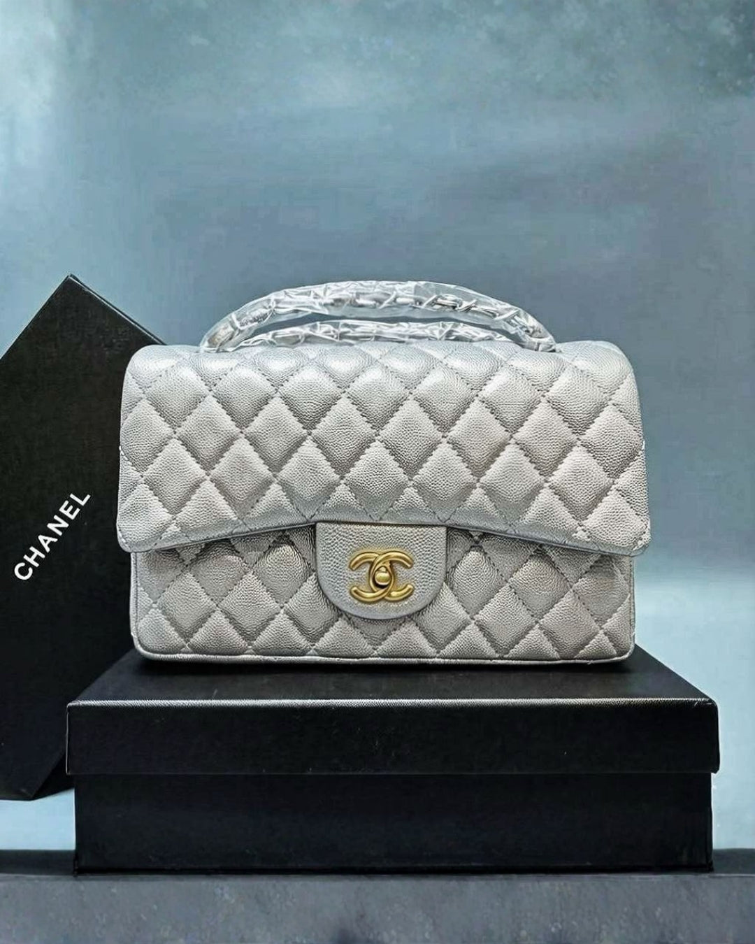 CHANEL Quilted Flap Shoulder Bag 26 cm
