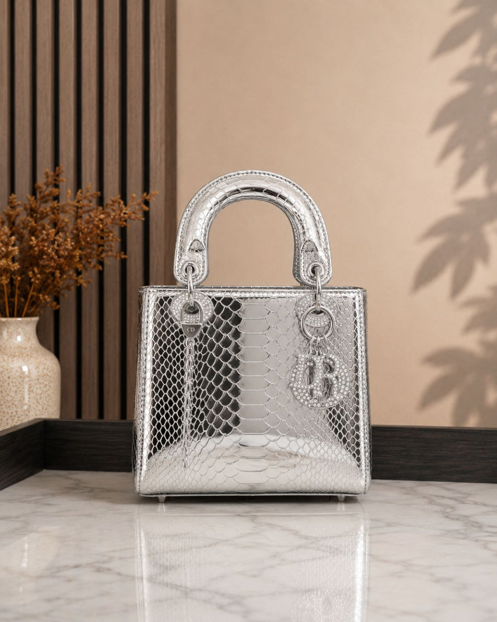 LADY DIOR Croc Mini 17cm A+