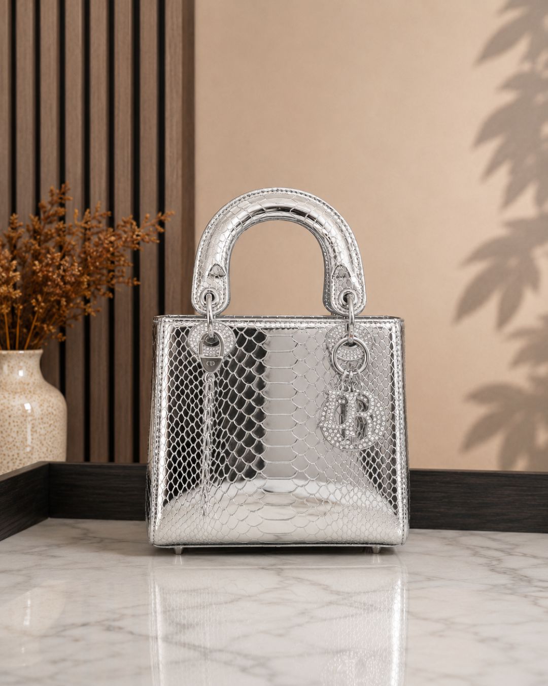 LADY DIOR Croc Mini 17cm A+