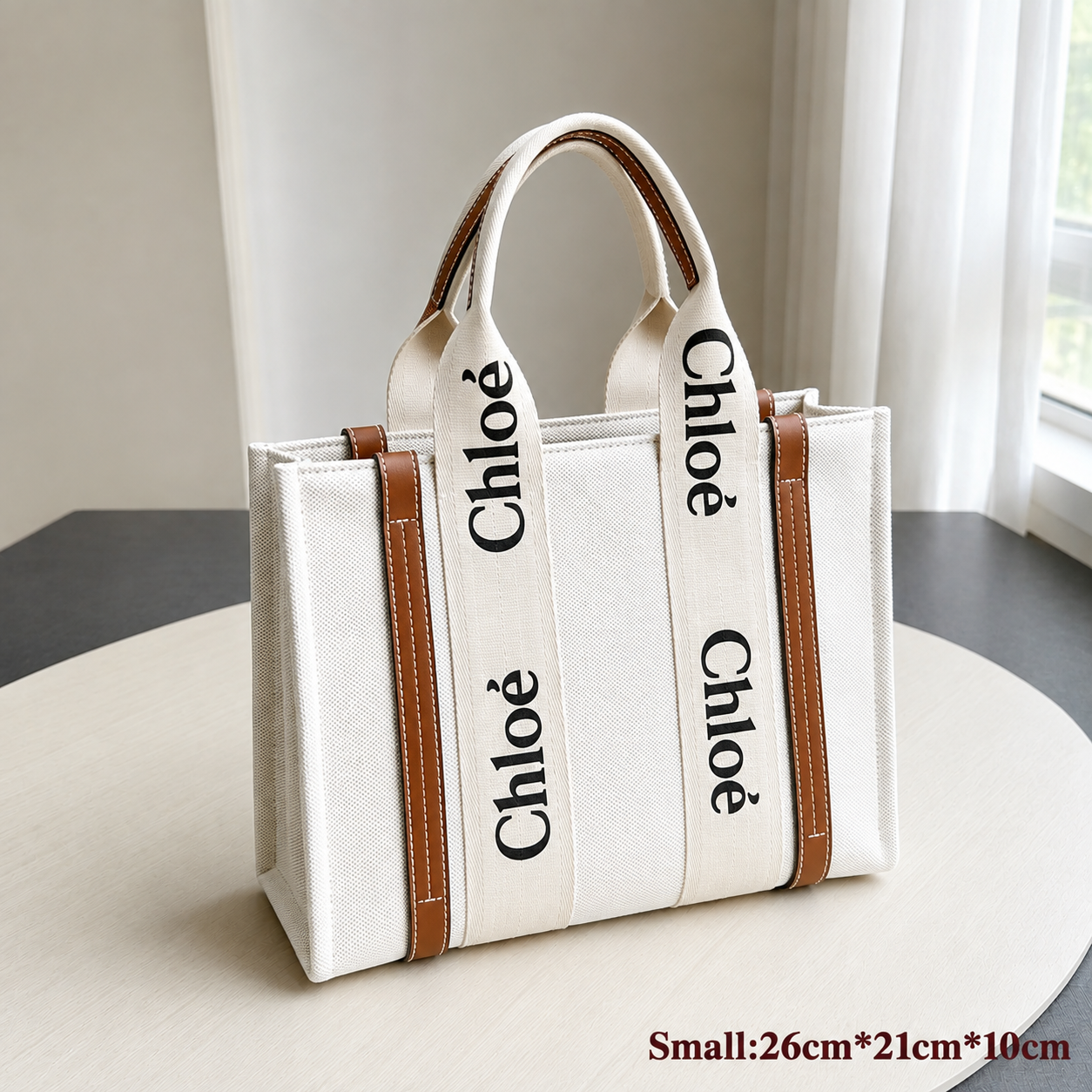 CHLOÉ Canvas Tote Bag 3 Sizes