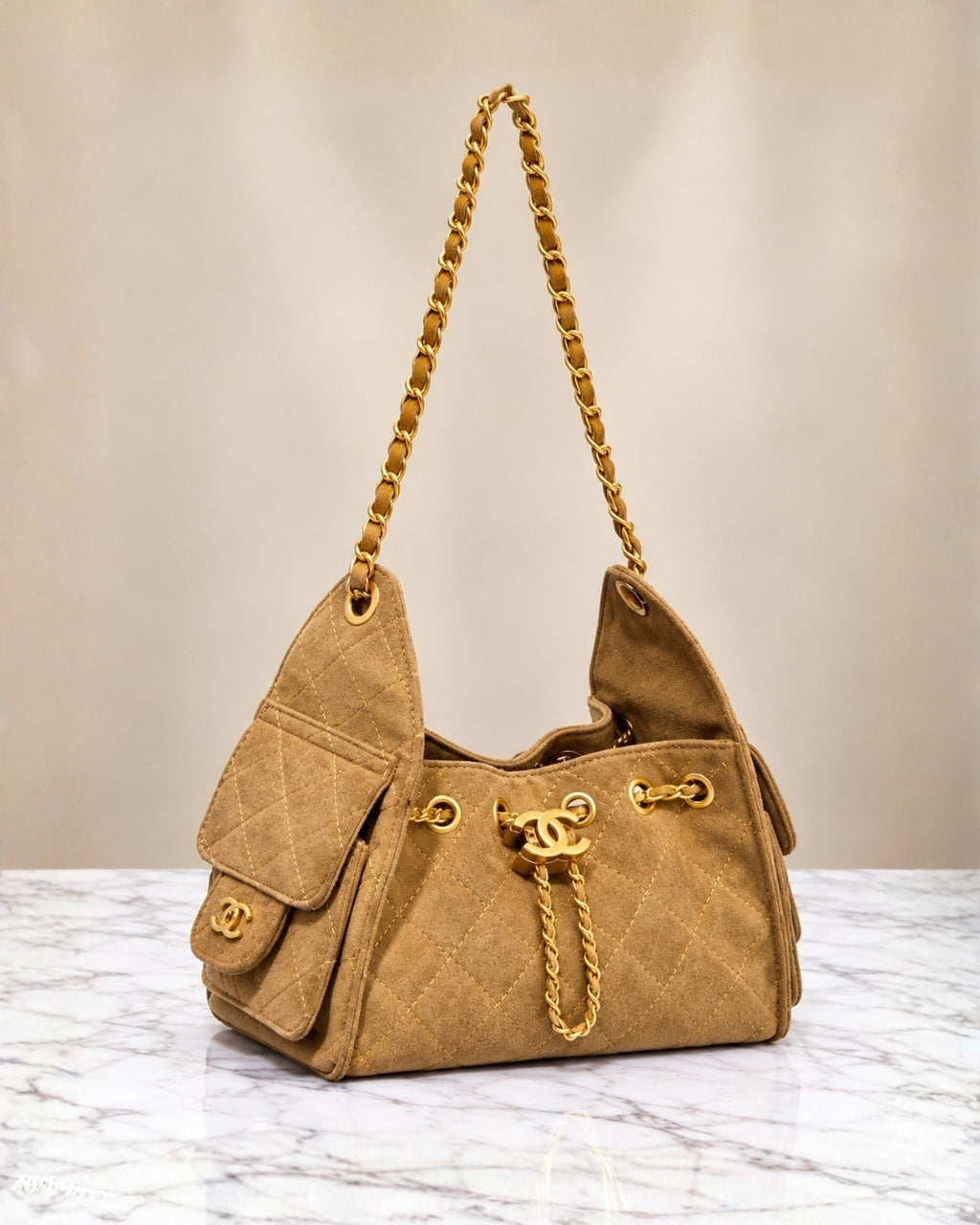 CHANEL 25 Mini Suede Bag