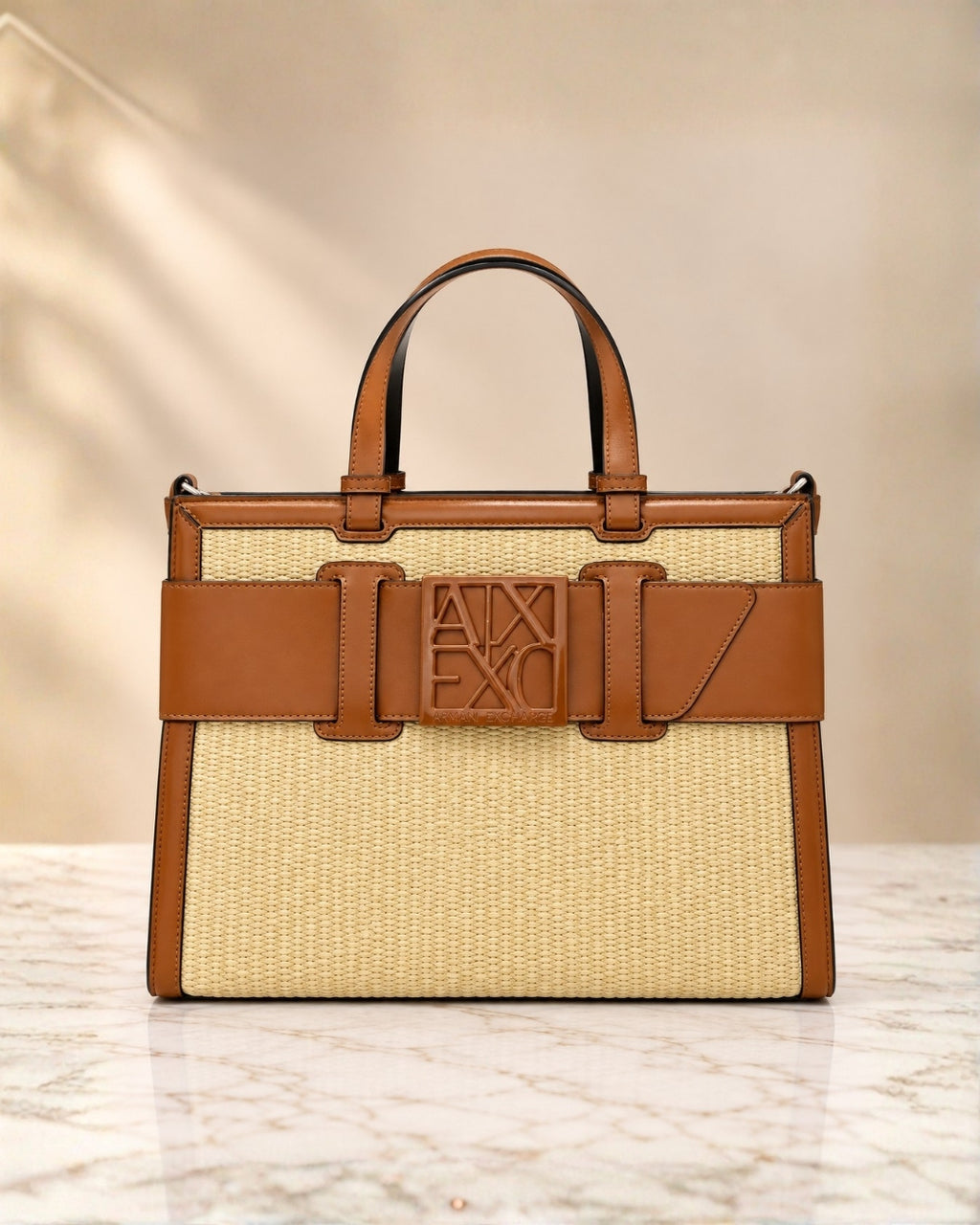 Armani Exchange Structured Tote Bag 32cm A+
