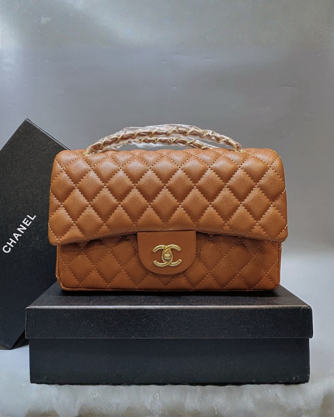 CHANEL Quilted Flap Shoulder Bag 26 cm
