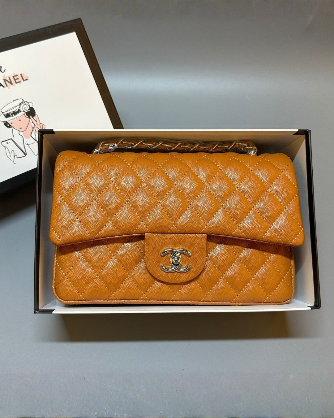 CHANEL Quilted Flap Shoulder Bag 26 cm