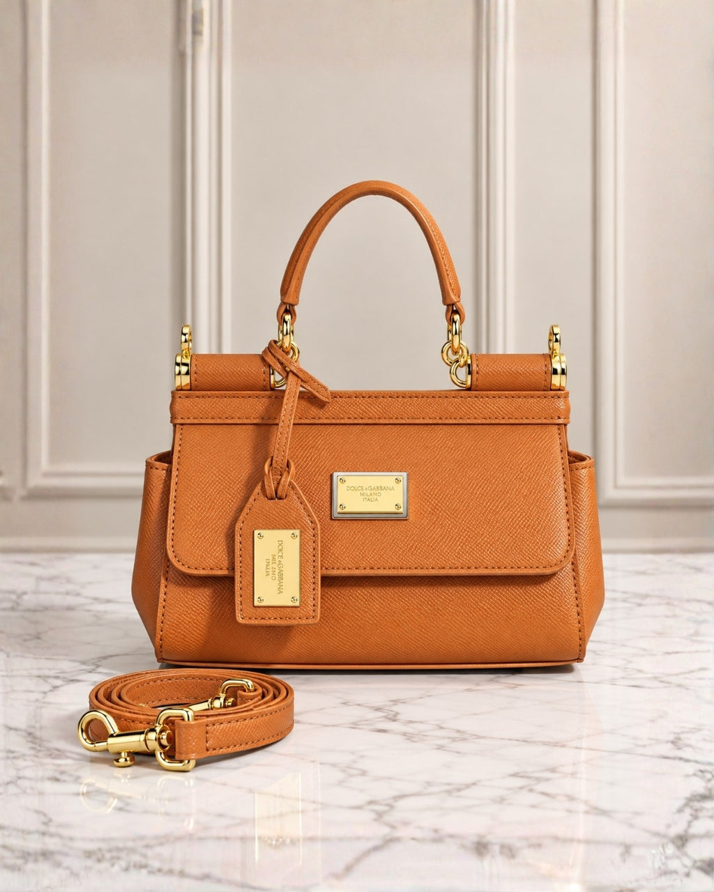 Dolce & Gabbana Top Handle Shoulder Bag 19cm