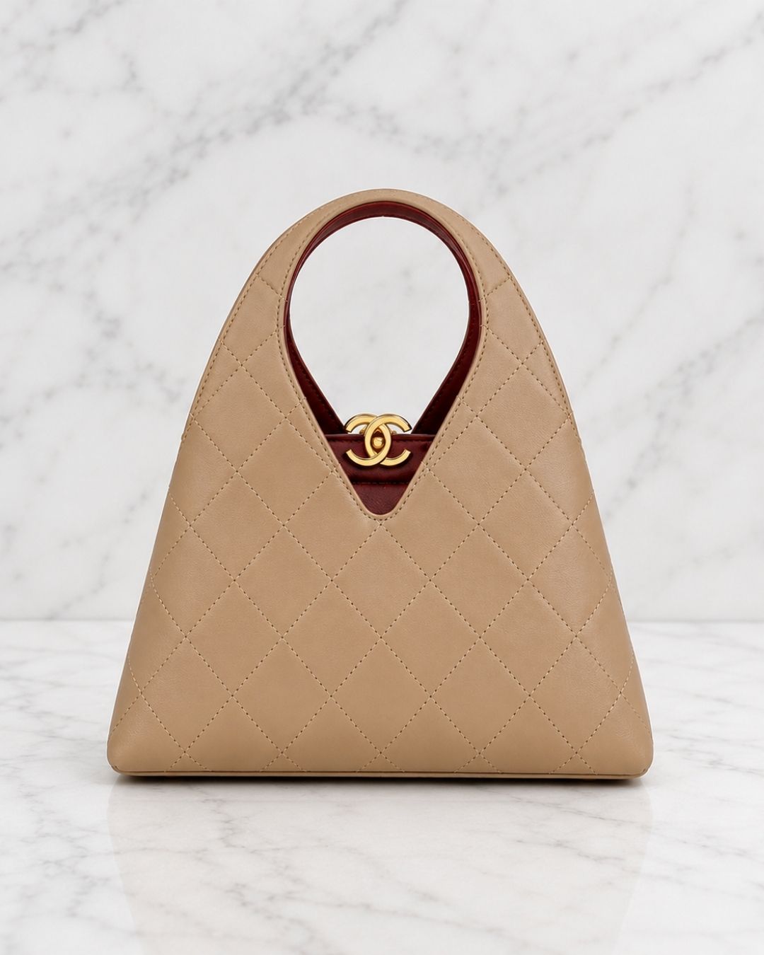 CHANEL Triangle V-handle Bag 23cm Master