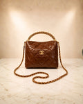 CHANEL Quilted Mini Hobo Bag 19cm