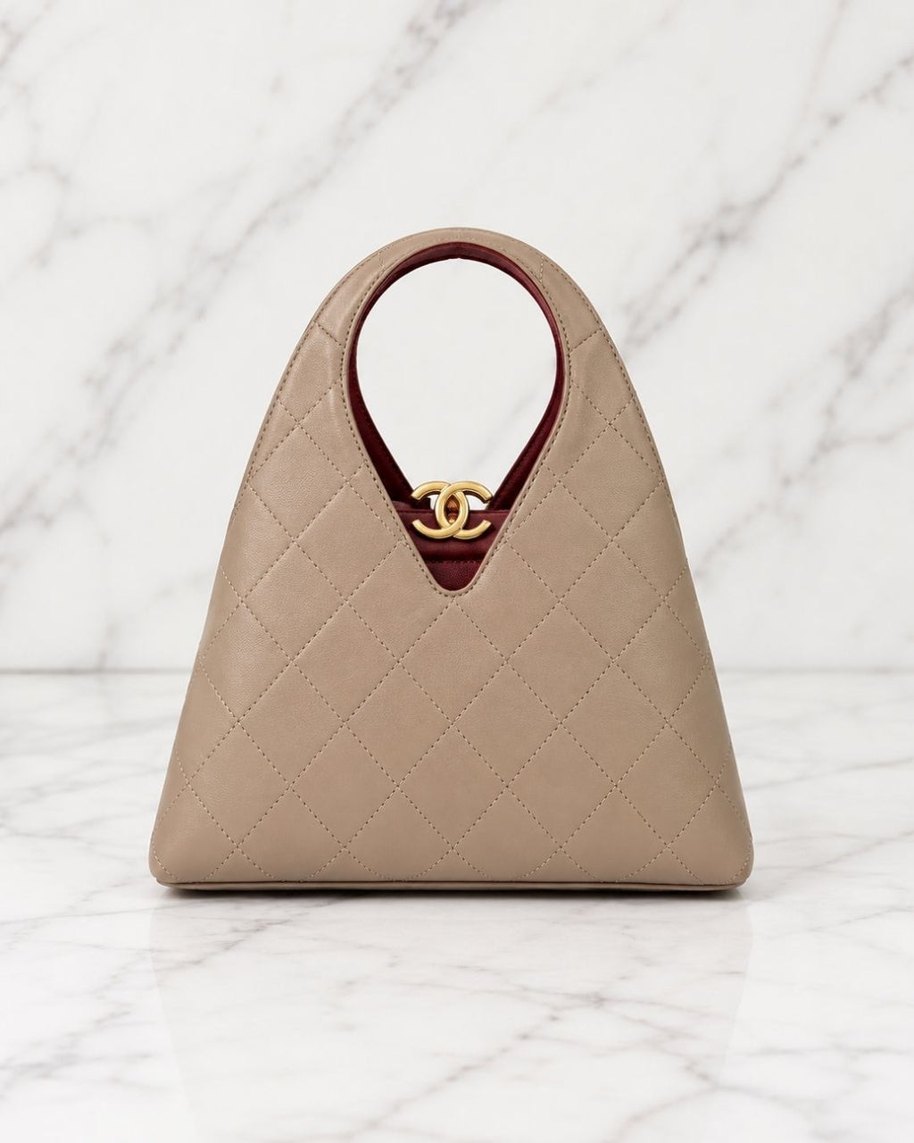 CHANEL Triangle V-handle Bag 23cm Master