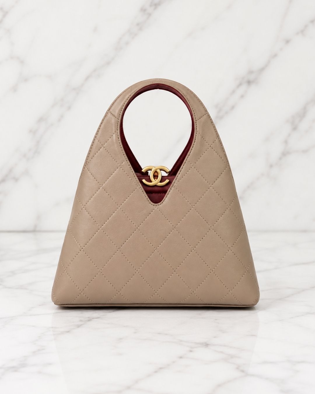 CHANEL Triangle V-handle Bag 23cm Master
