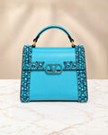 VALENTINO Crystal Top Handle Bag 21cm A+
