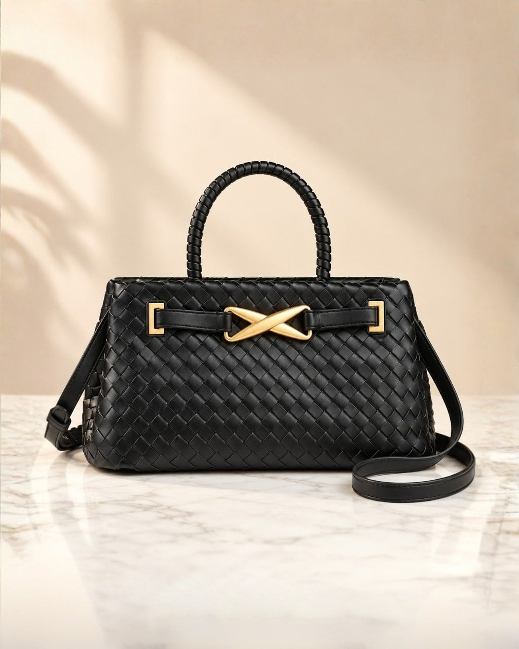 BOTTEGA Woven Tote Bag 30cm