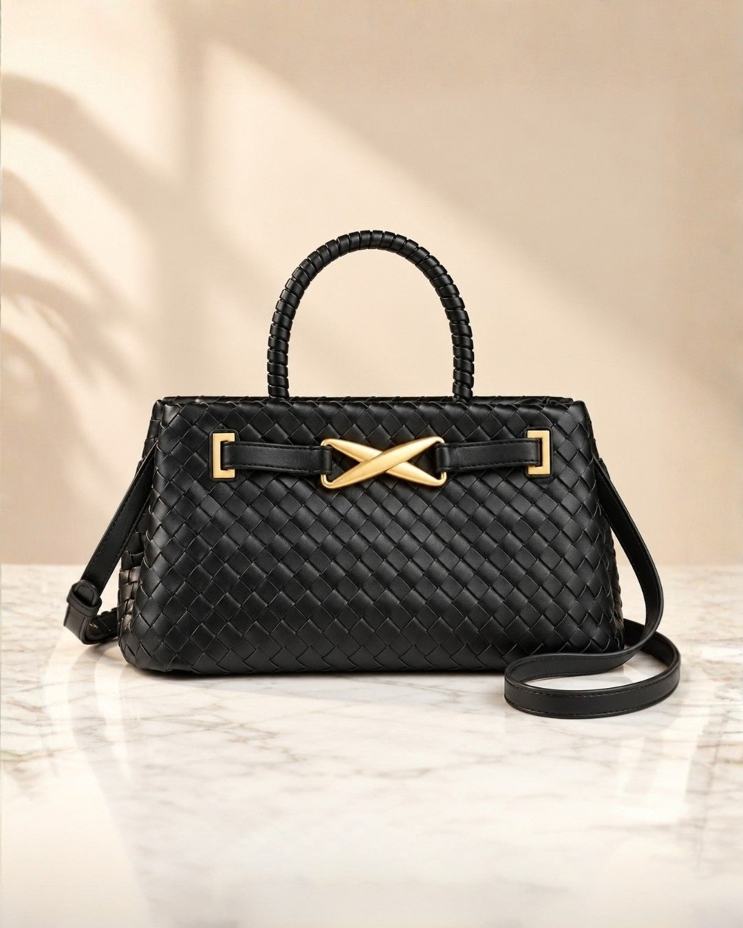 BOTTEGA Woven Tote Bag 30cm