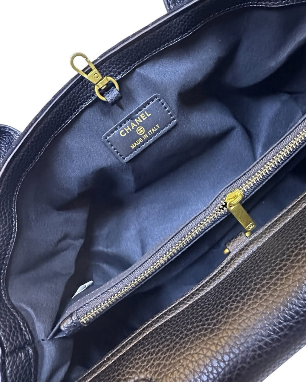 Chanel Suede Top Handle Shoulder Bag 27cm