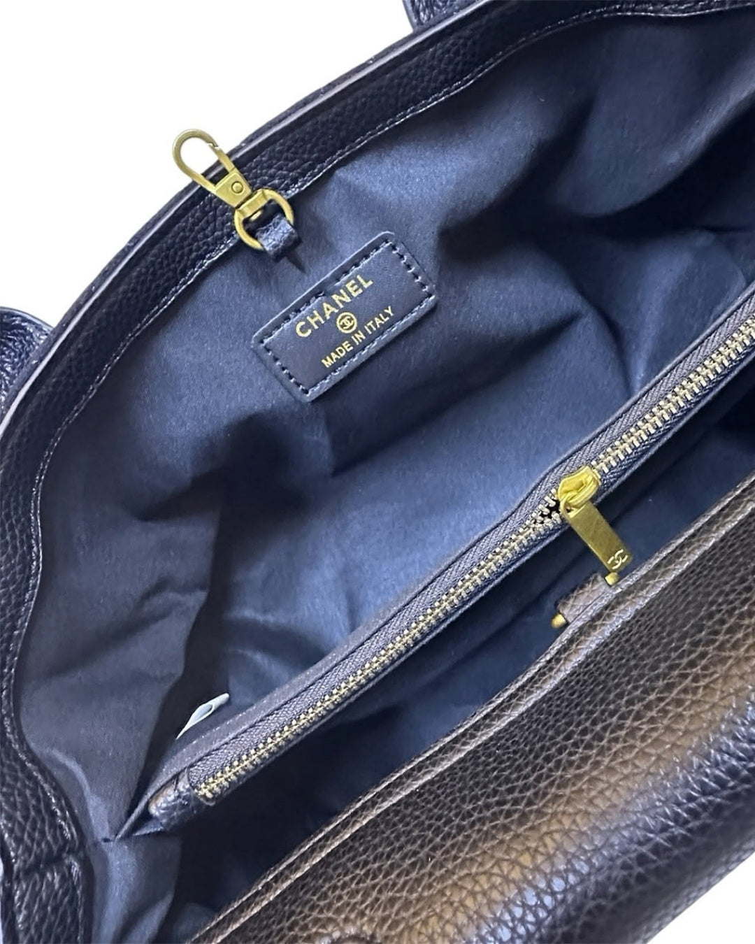 Chanel Suede Top Handle Shoulder Bag 27cm