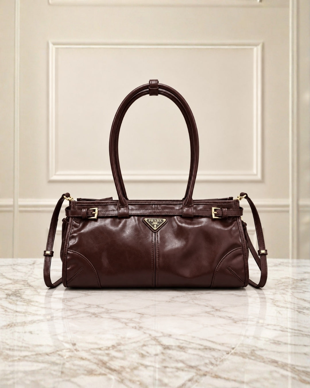 PRADA Shoulder Bag 32 cm A+