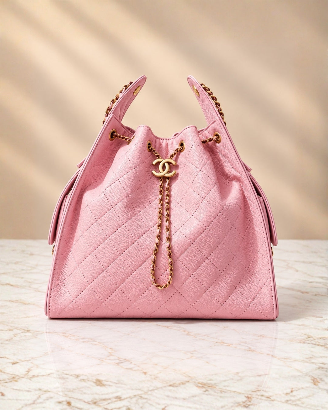 CHANEL 25 Bag Large Grainy Surface 30cm