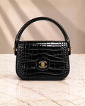 CHANEL Croc Mini Top Handle Bag 21cm