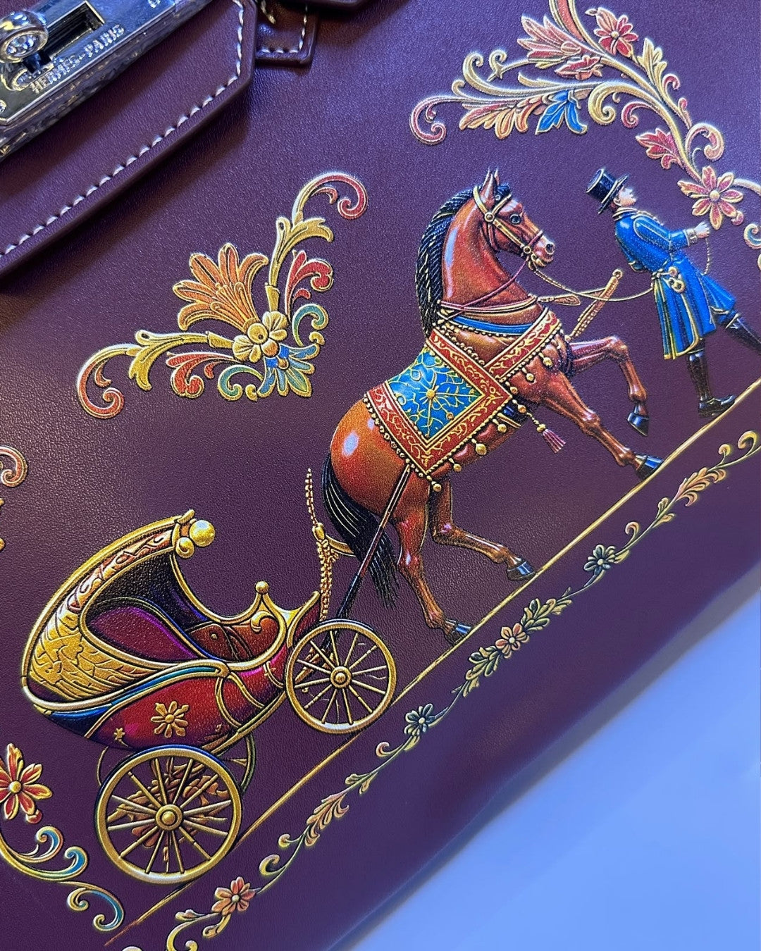 HERMES Birkin Carriage Print 30cm