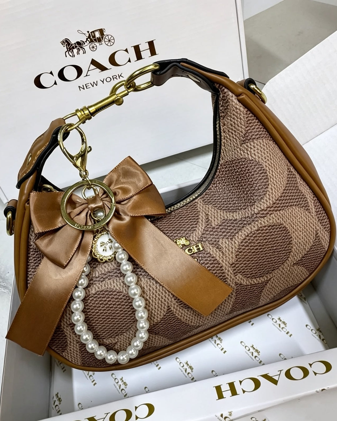 COACH Mini Hobo Gift Set 22cm