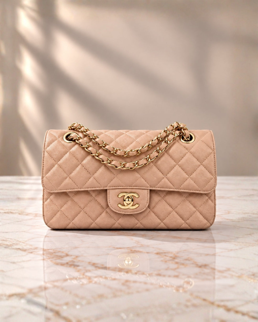 CHANEL Classic Double Flap Shoulder Bag 26cm A+