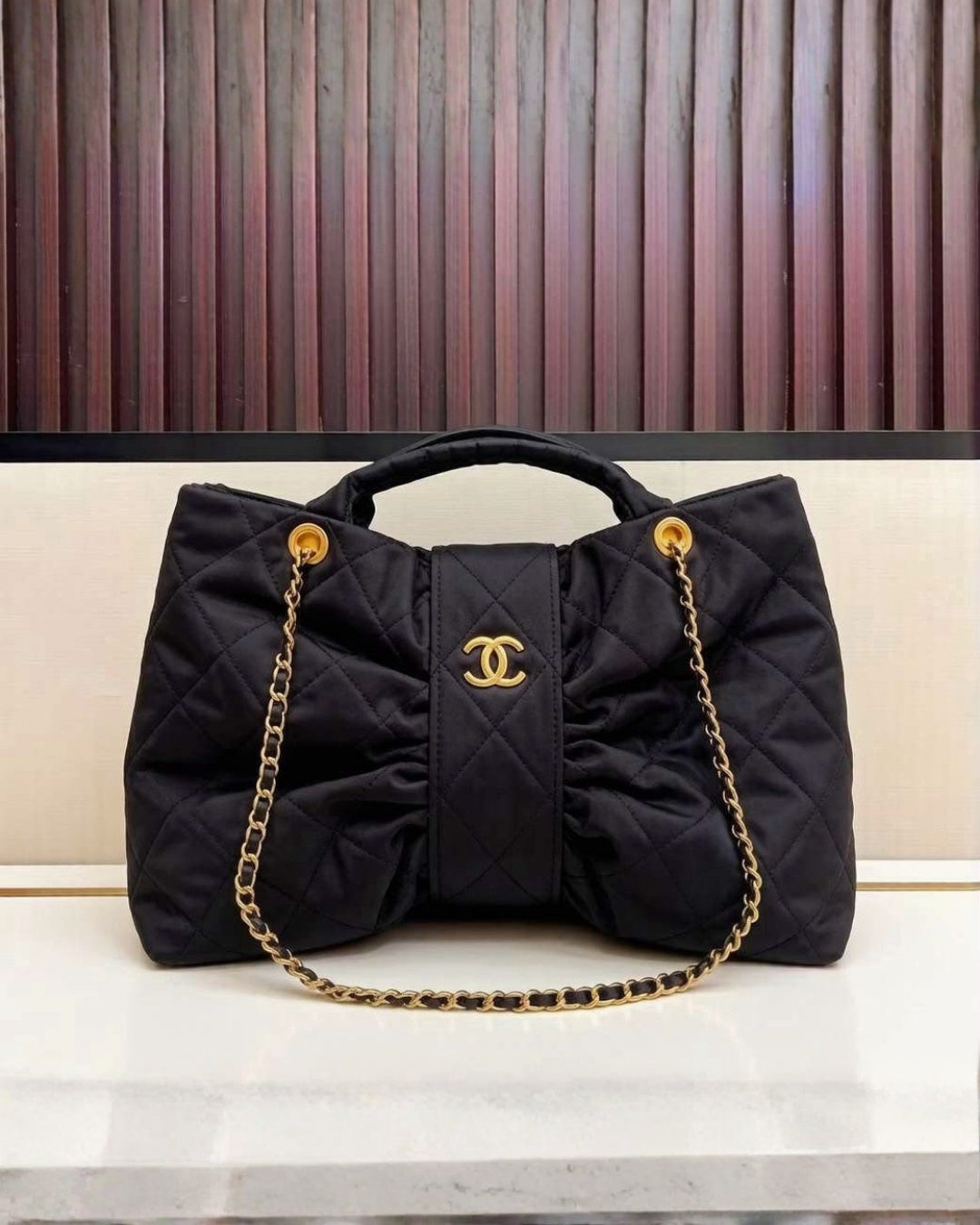 CHANEL Puffy Shoulder Bag 40 cm without Box A+