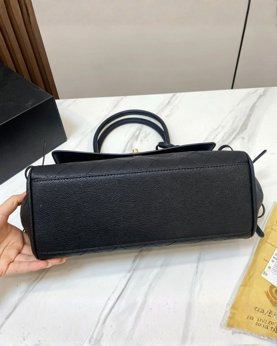 CHANEL Dual Handle Tote Bag 29cm