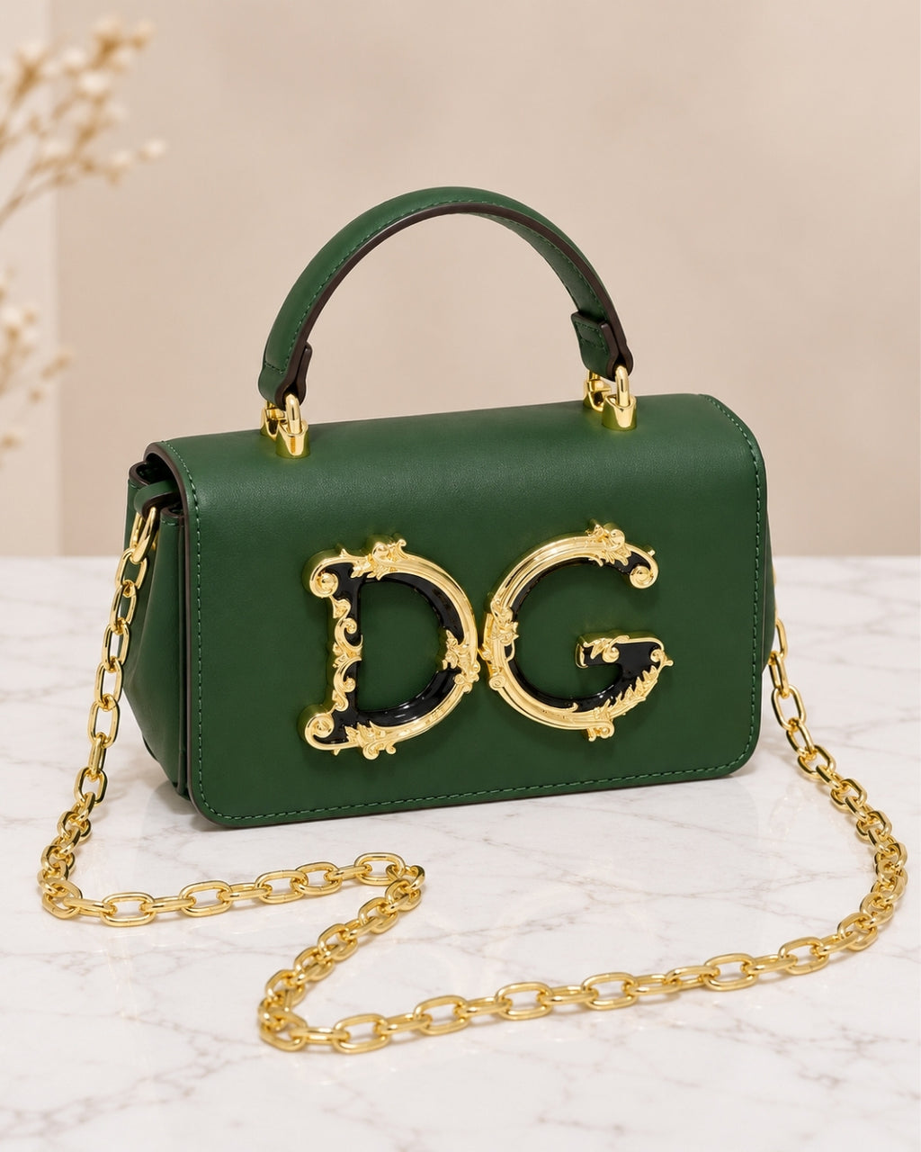 Dolce & Gabbana DG Top Handle Shoulder Bag 18cm