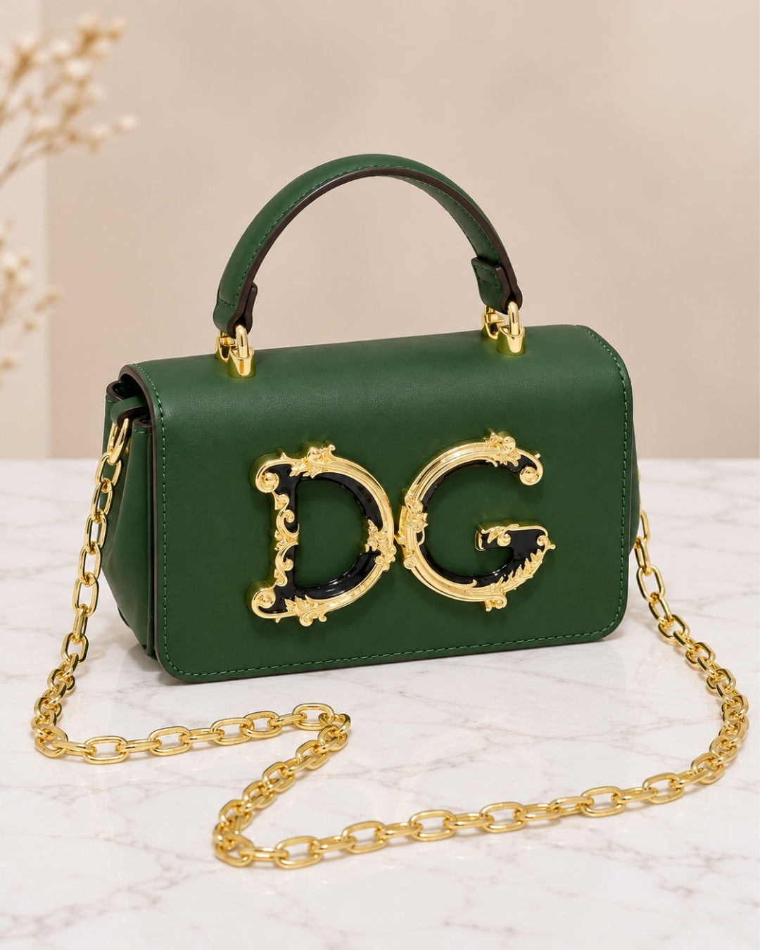 Dolce & Gabbana DG Top Handle Shoulder Bag 18cm