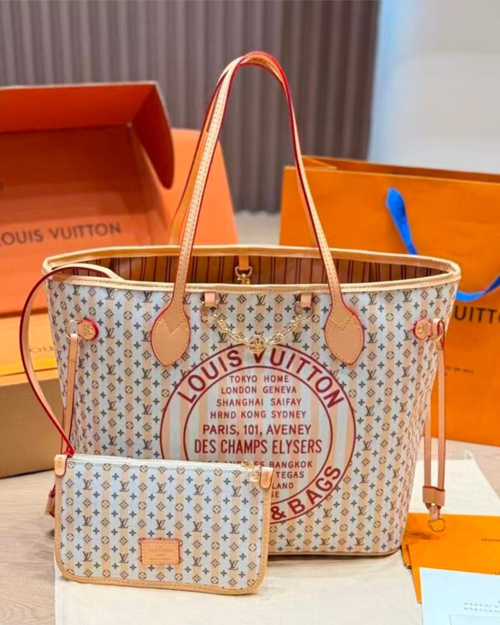 LV Tote with Pouch 45cm Master