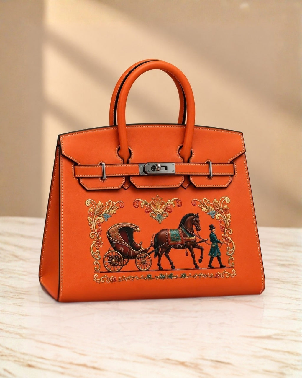 HERMES Birkin Carriage Print 30cm