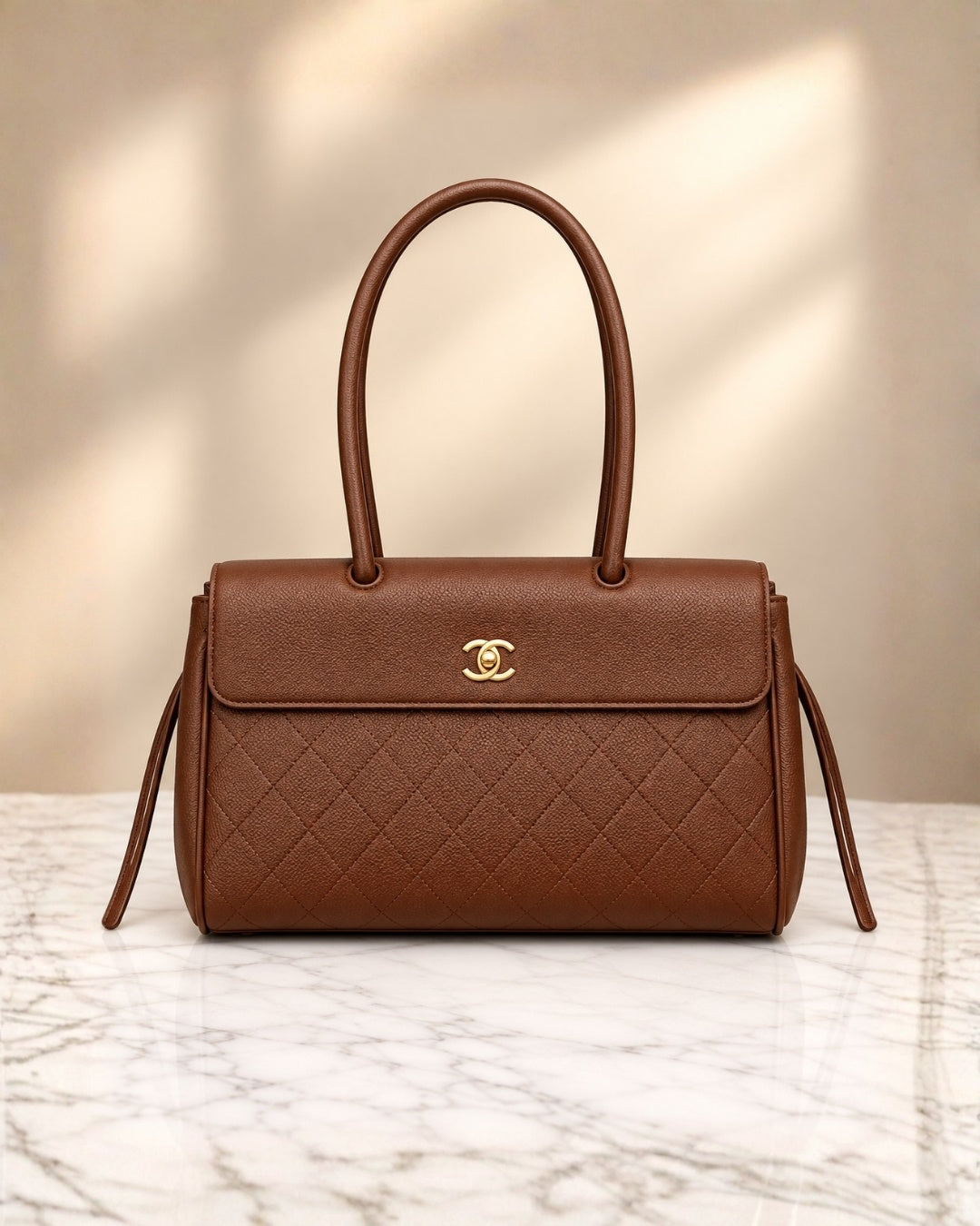 CHANEL Top Handle Tote Bag 32cm