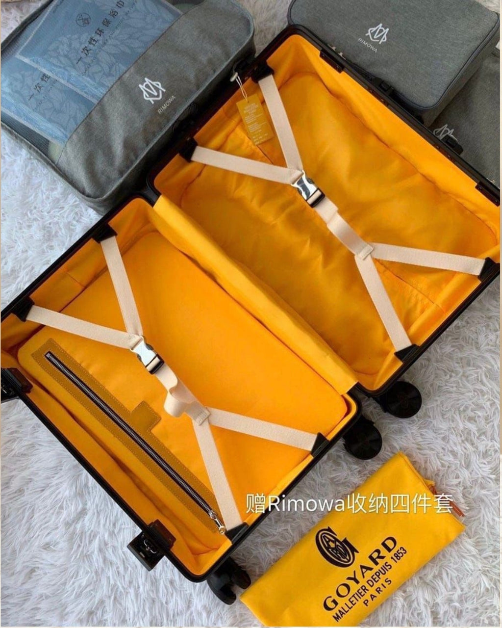 Rolling Luggage Goyard 56cm A+