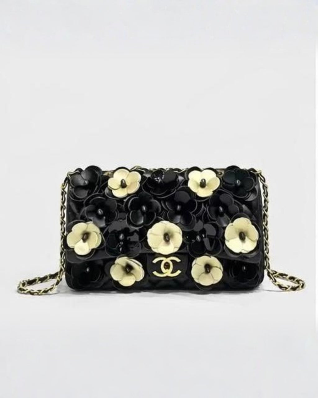 CHANEL Camellia Flower Bag 26 cm A+