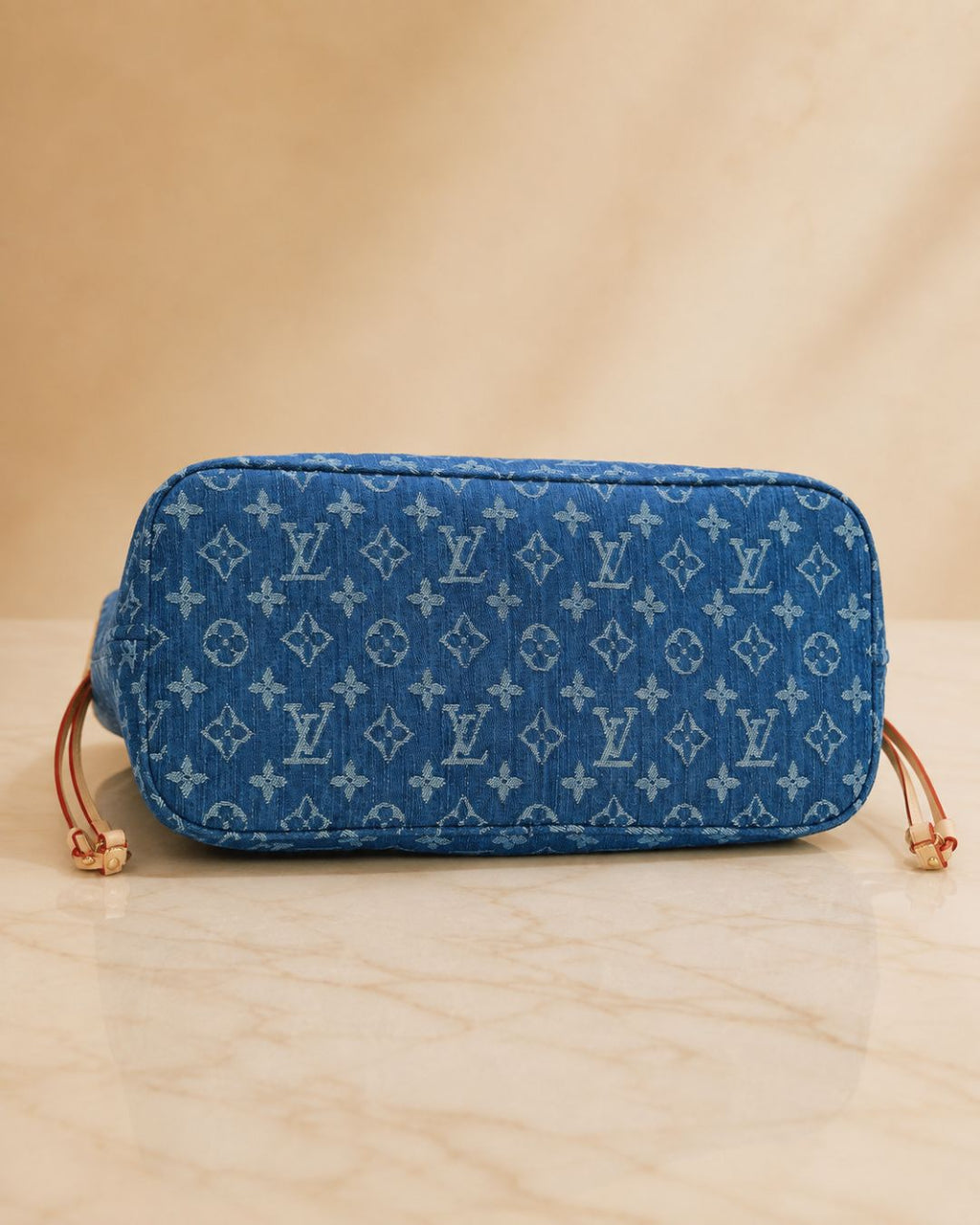 LV Neverfull Denim Tote 32cm A+