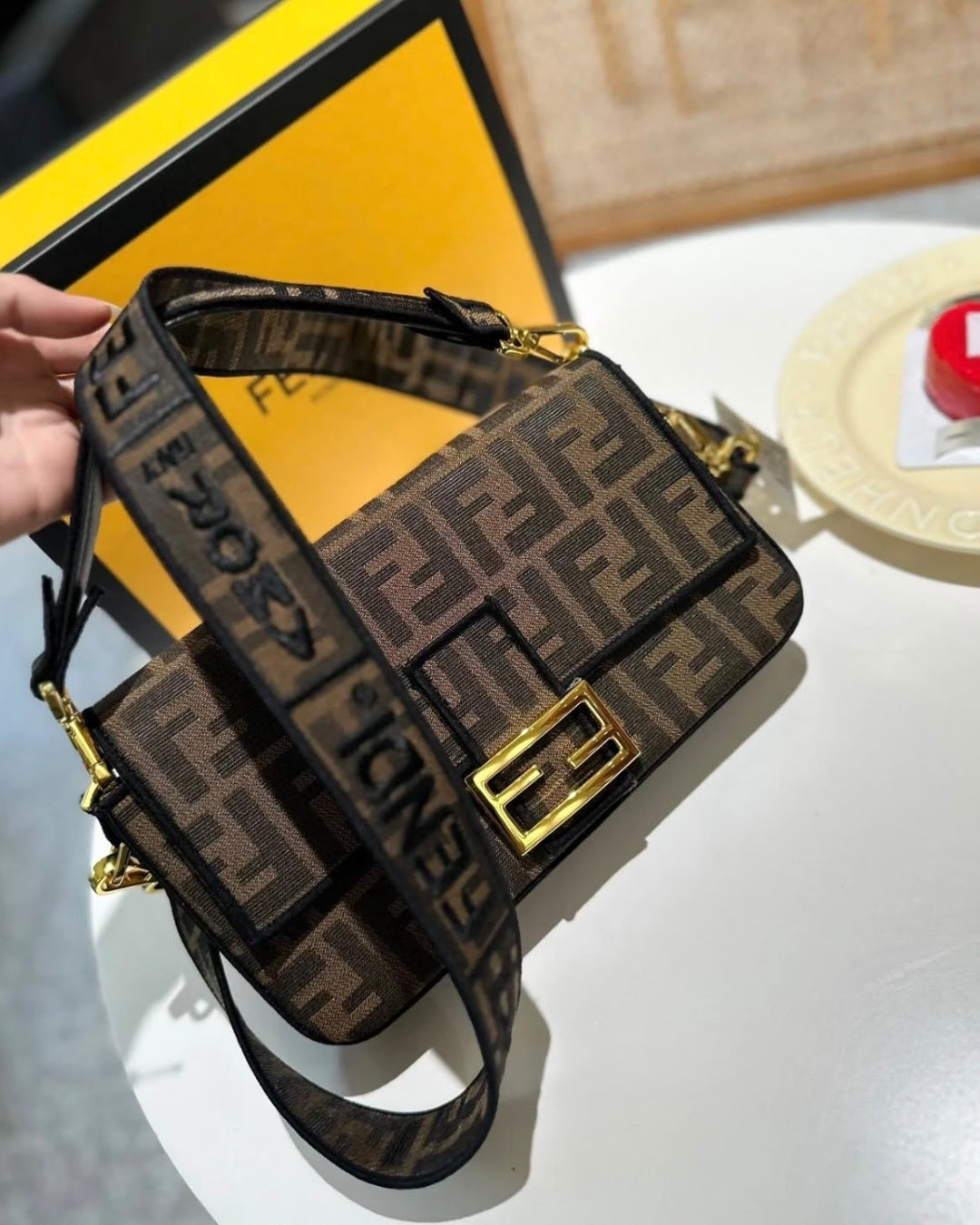 FENDI Baguette Shoulder Bag 29cm