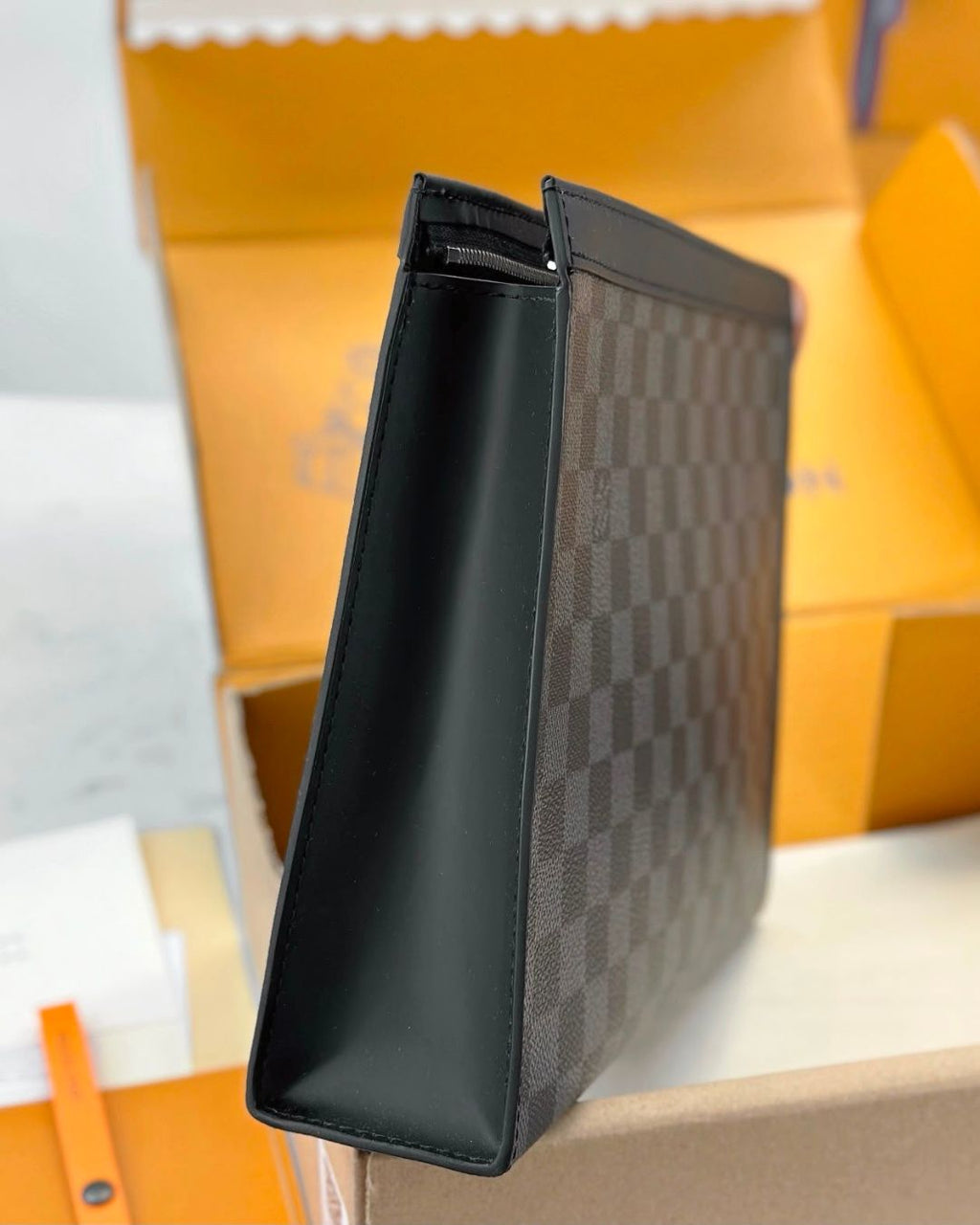 LV Zip Pouch Clutch 26Cm