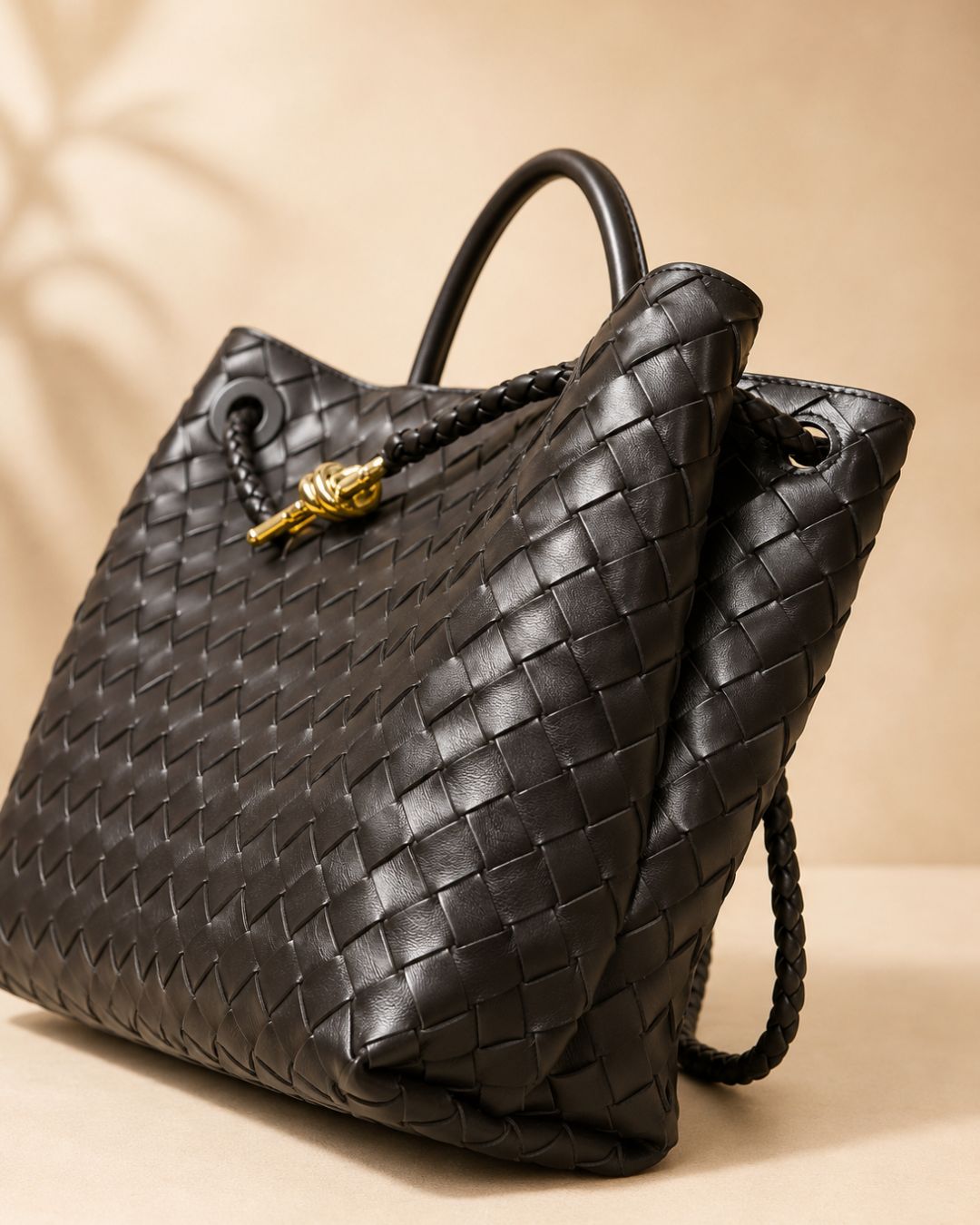BOTTEGA Woven Top Handle Bag 32cm