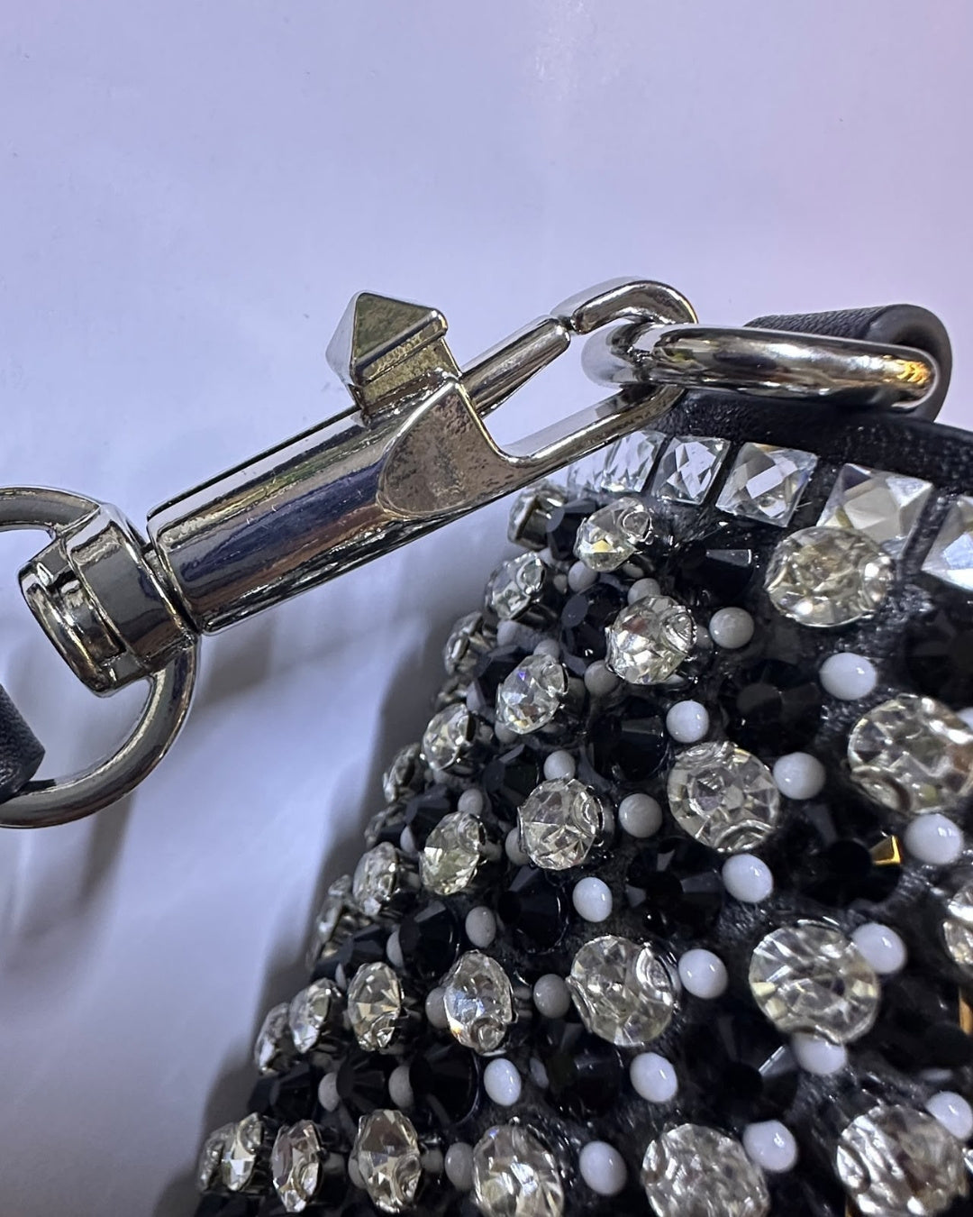 VALENTINO Crystal Shoulder Bag 24cm A+