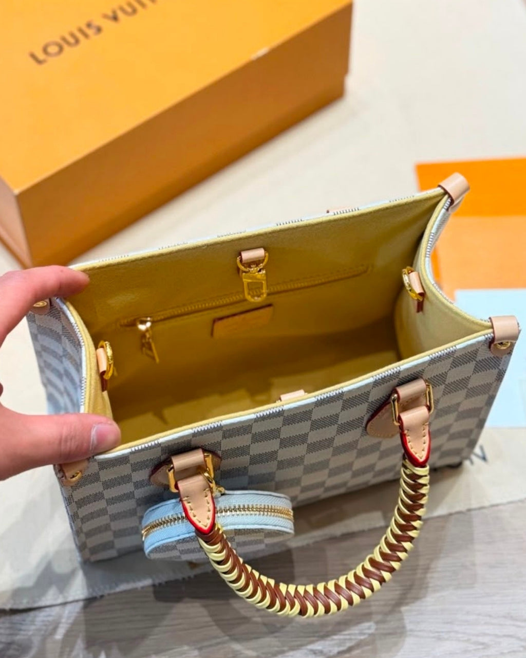 LV Checkered Tote 25cm Master