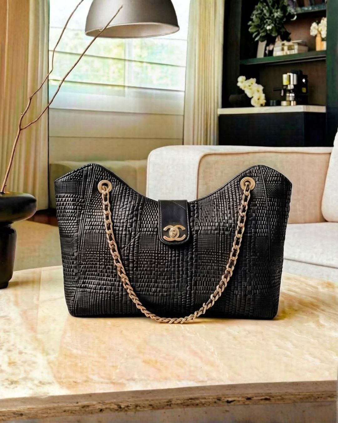 CHANEL Beach Tote 39 cm A+