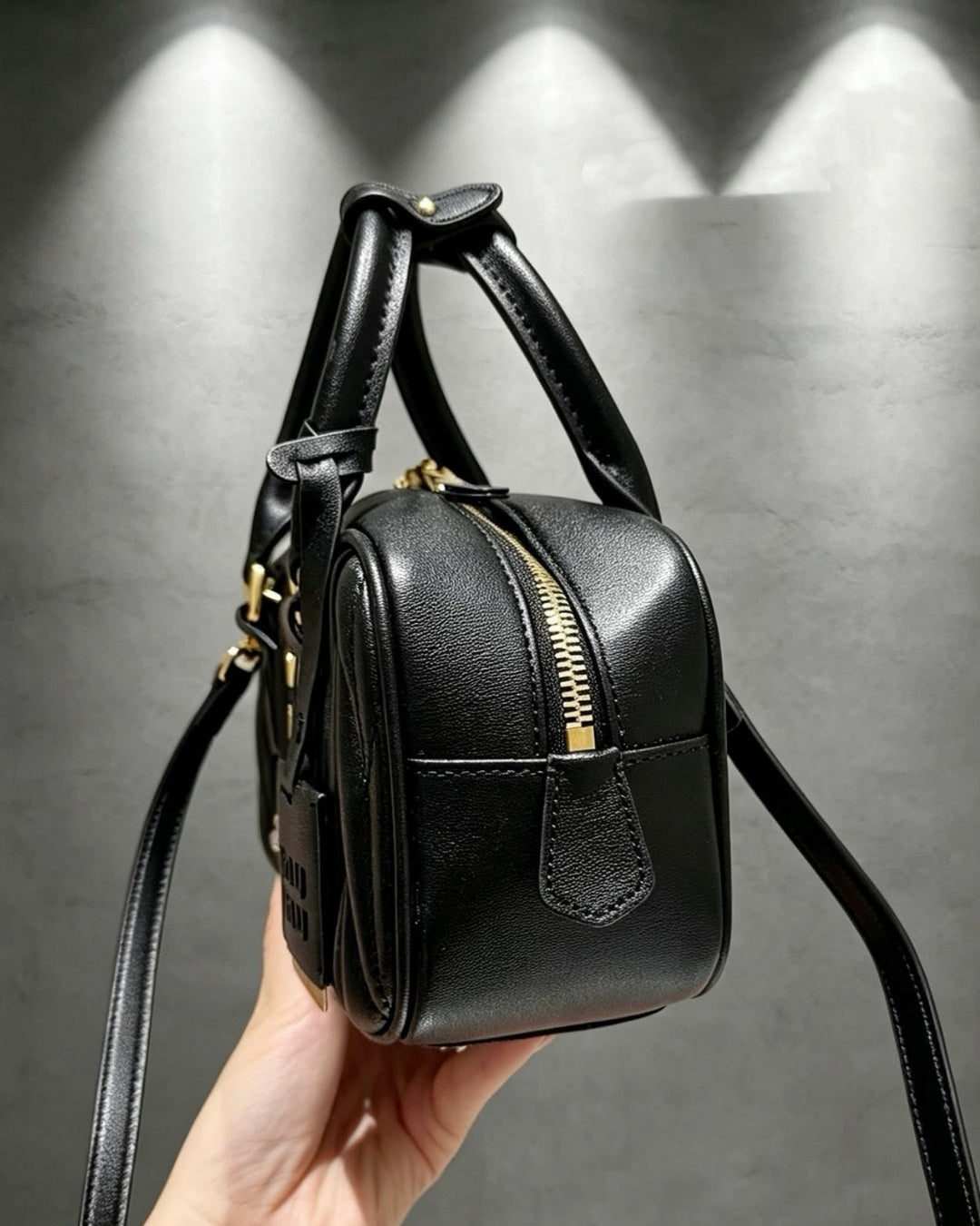MIU MIU Matelassé Top Handle Bag 25cm