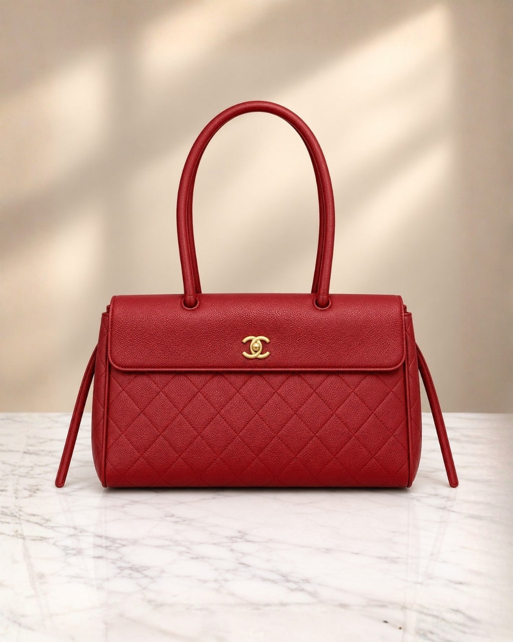 CHANEL Top Handle Tote Bag 32cm