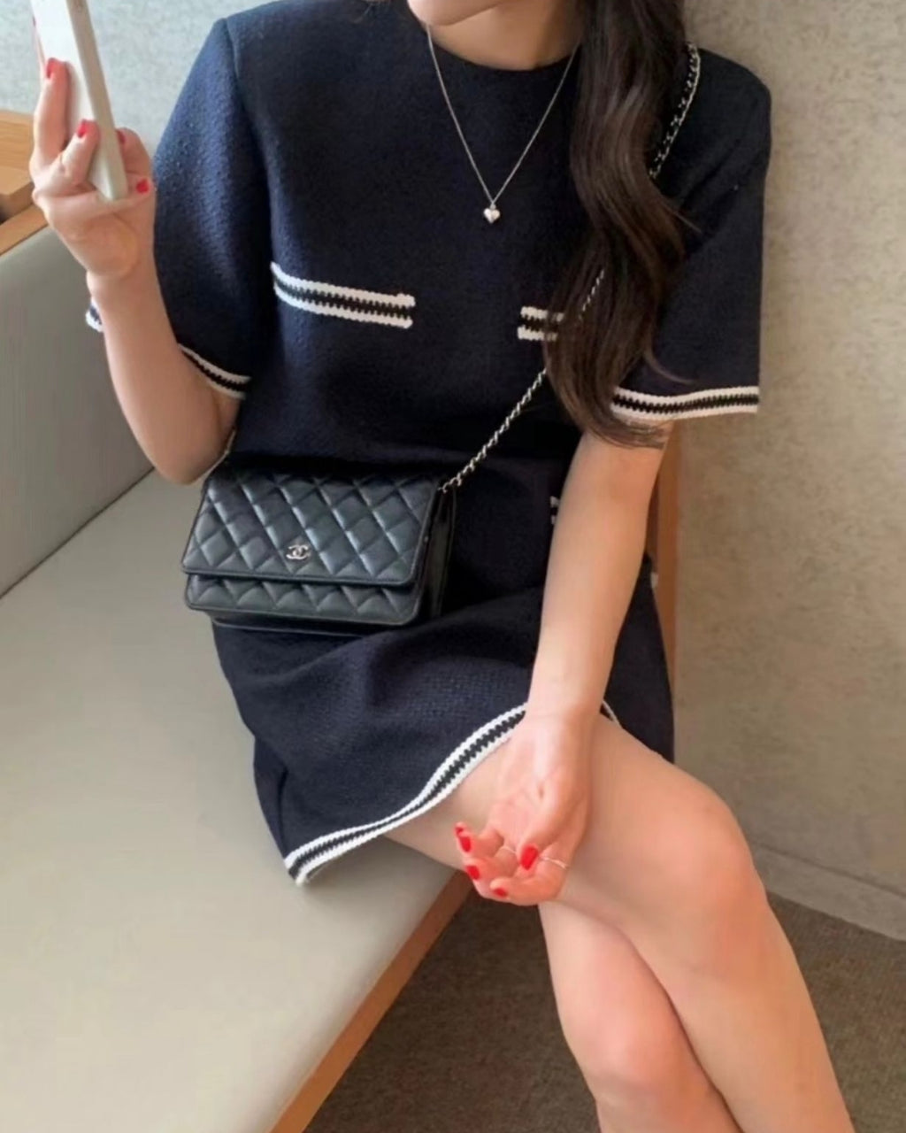 CHANEL Mini Quilted Flap Bag 20cm